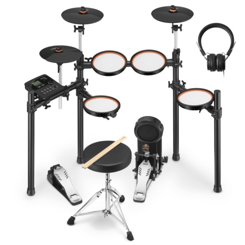 DONNER DED-100 5 Drums 3 Cymbals